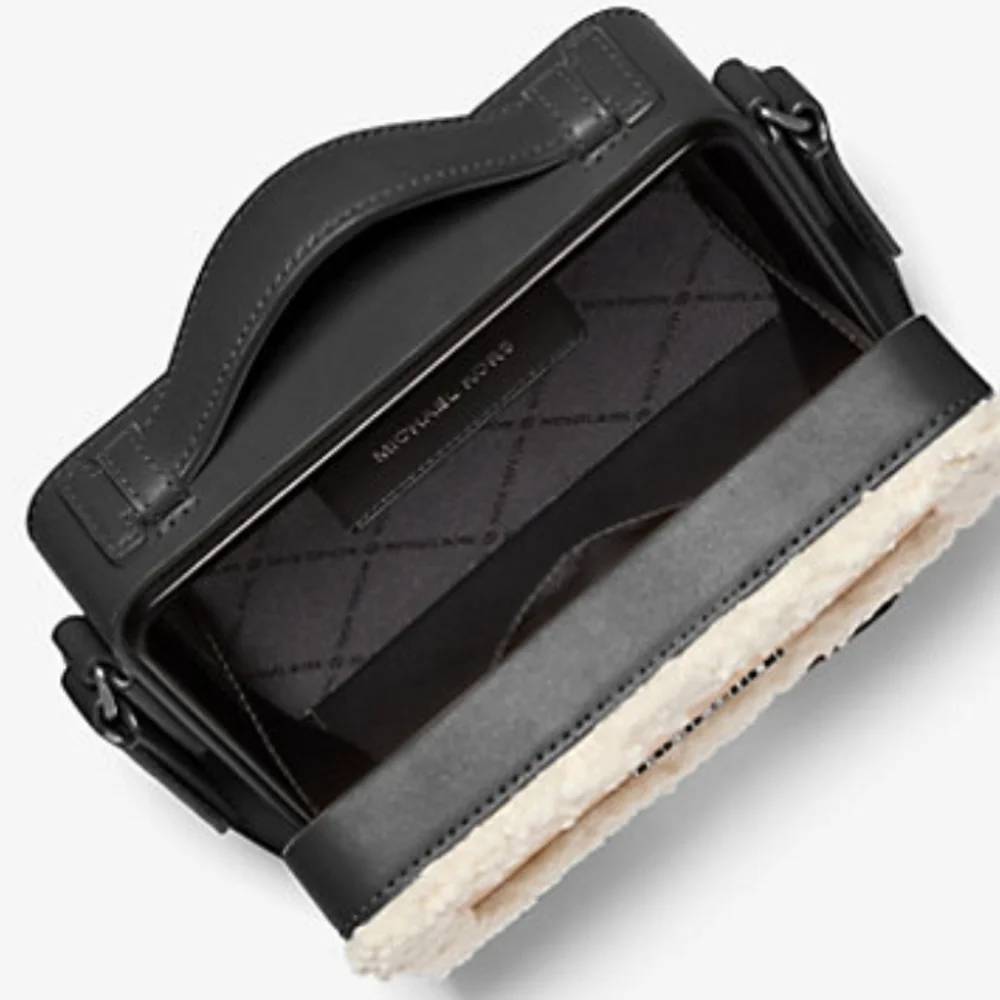 Michael Kors Cooper Suede and Sherpa Crossbody Bag/ BNWT/Sealed/ UNISEX